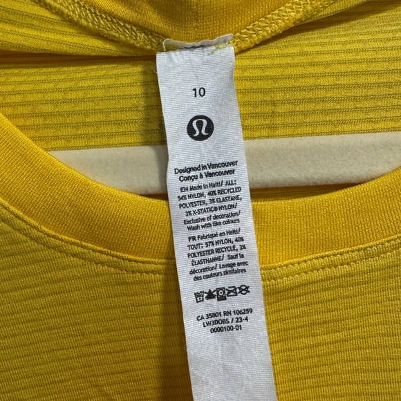 Lululemon Swiftly Tech Long-Sleeve Shirt 2.0 *Race Length EUC Size 10 - Picture 7 of 7